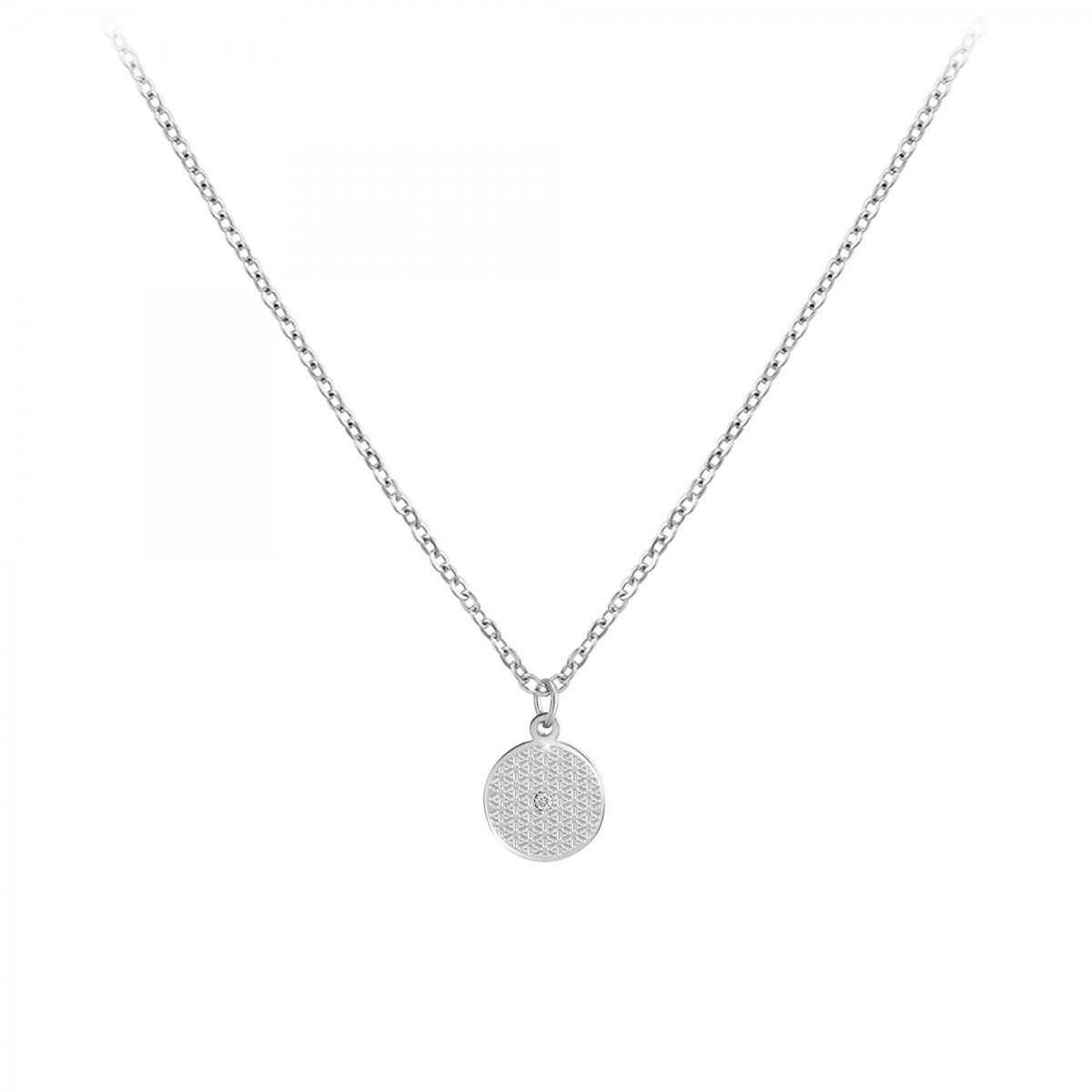 SC CRYSTAL Collier multi-rangs par SC Crystal orné d'un véritable diamant blanc