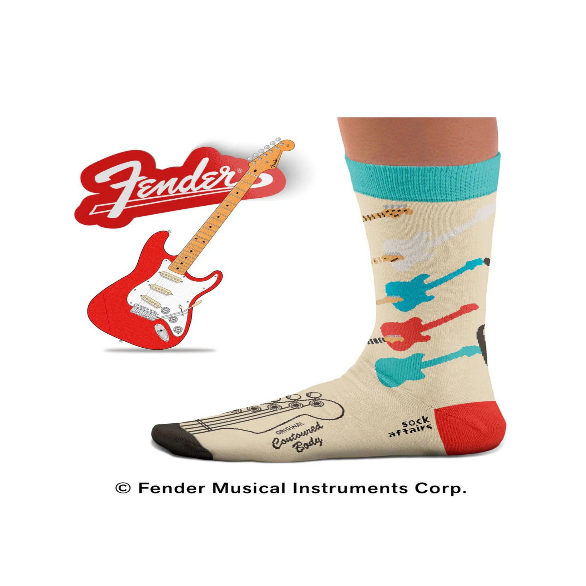 Voir la diapositive 4 : SOCK AFFAIRS Chaussettes fender, guitares