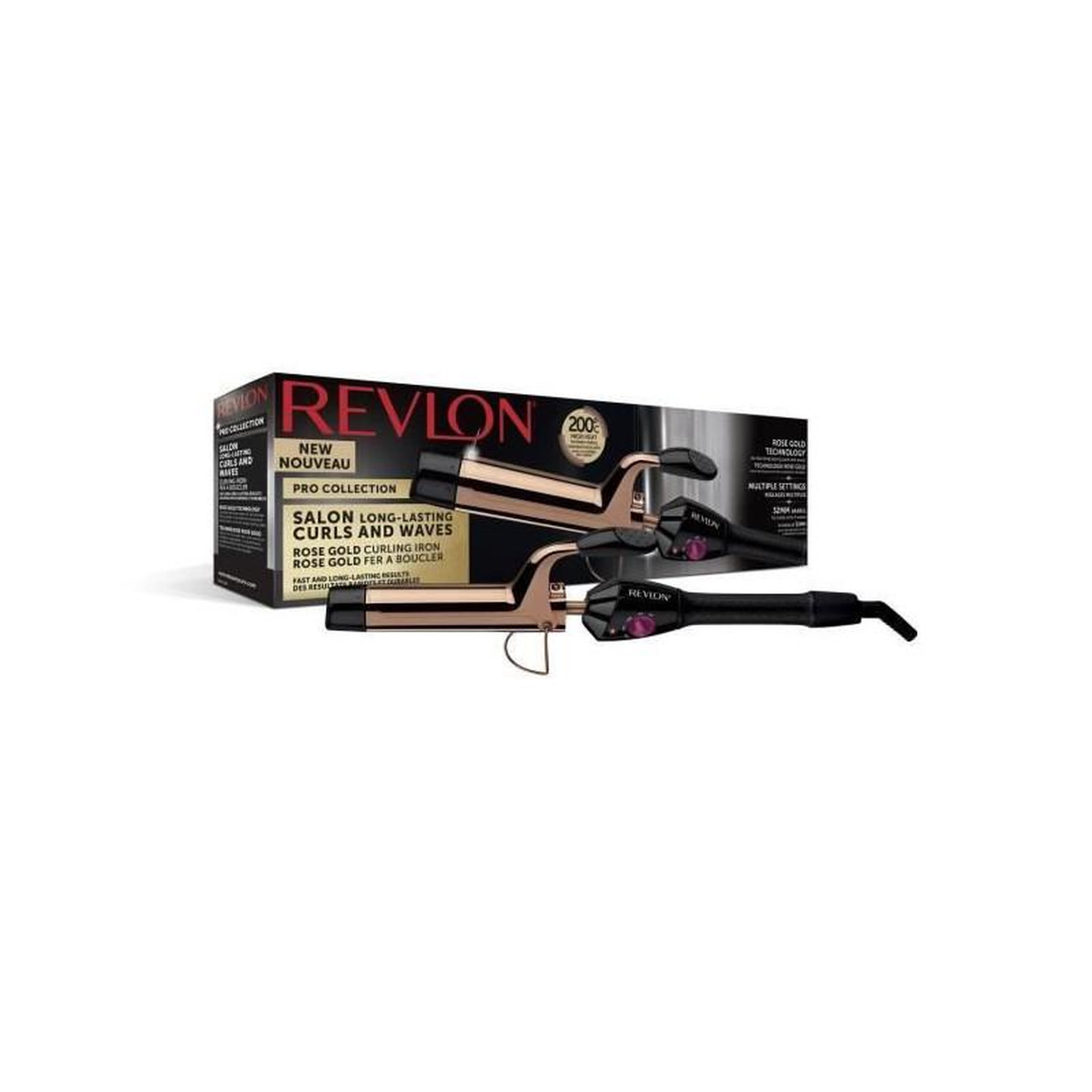 Voir la diapositive 3 : Revlon REVLON RVIR1159E - Fer a boucler - Barillet 32 mm - 20 reglages - Cordon rotatif anti-noeud