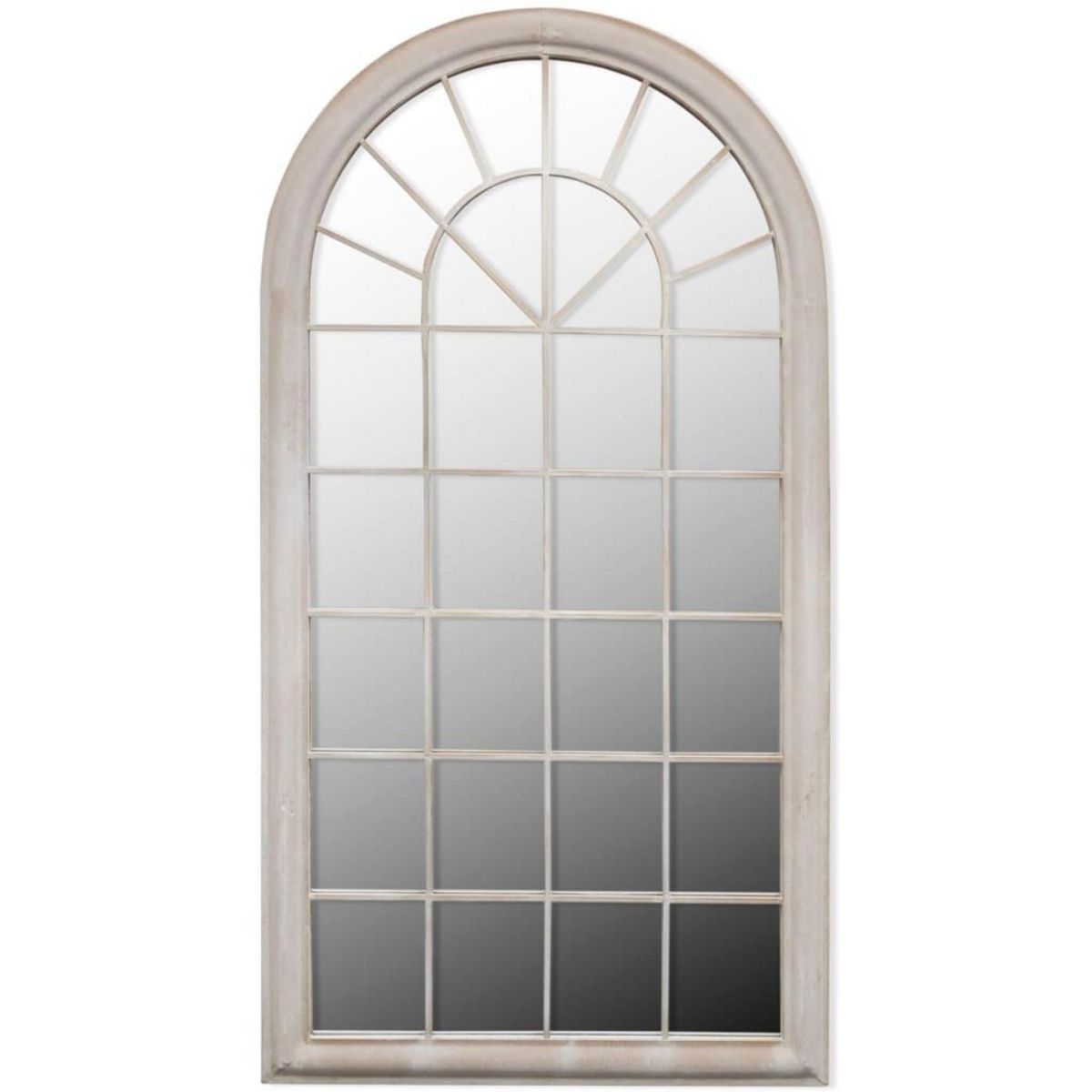 VIDAXL Miroir de jardin d'arche rustique 60x116 cm Interieur/exterieur