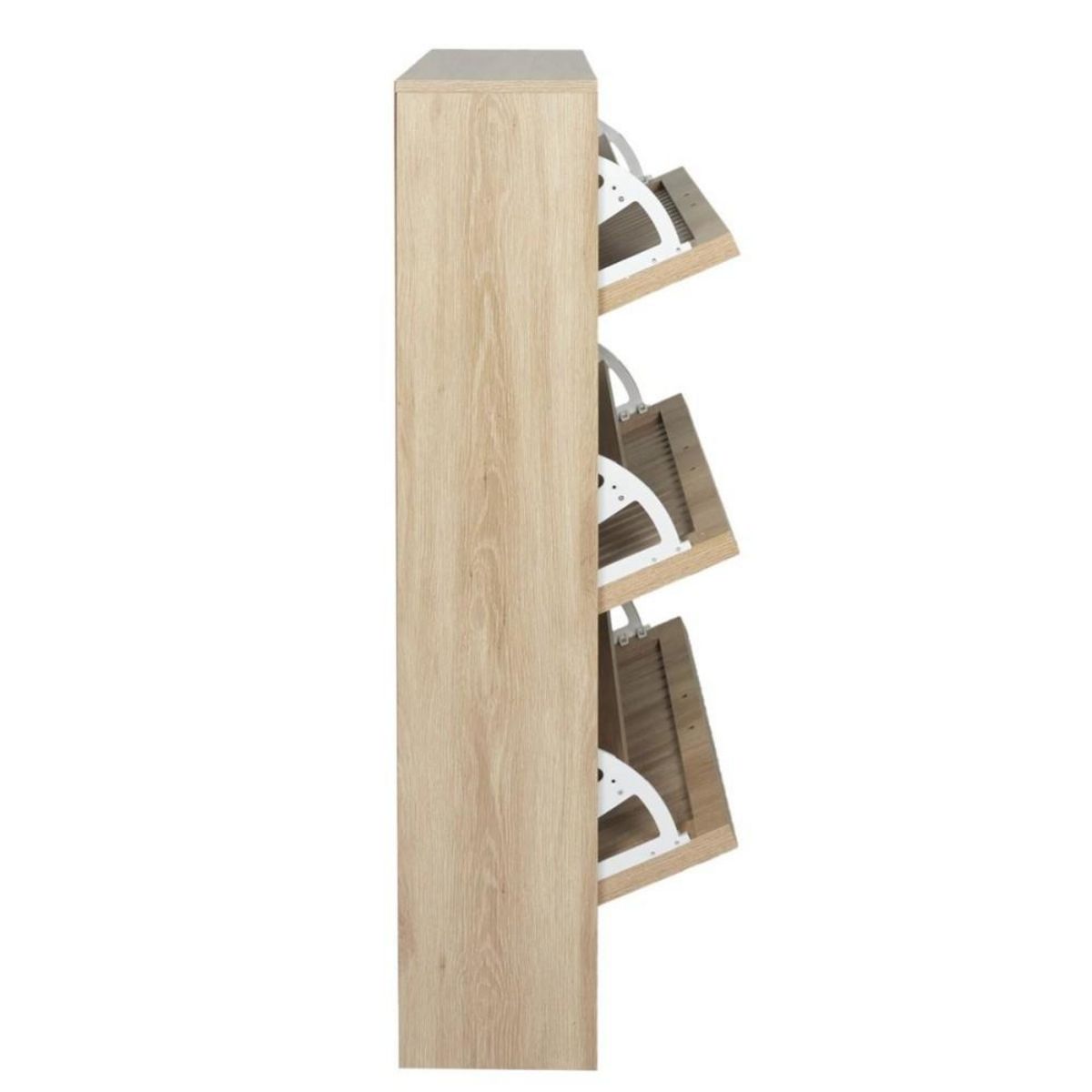 The Home Deco Factory Meuble à chaussures 3 portes KLAUS