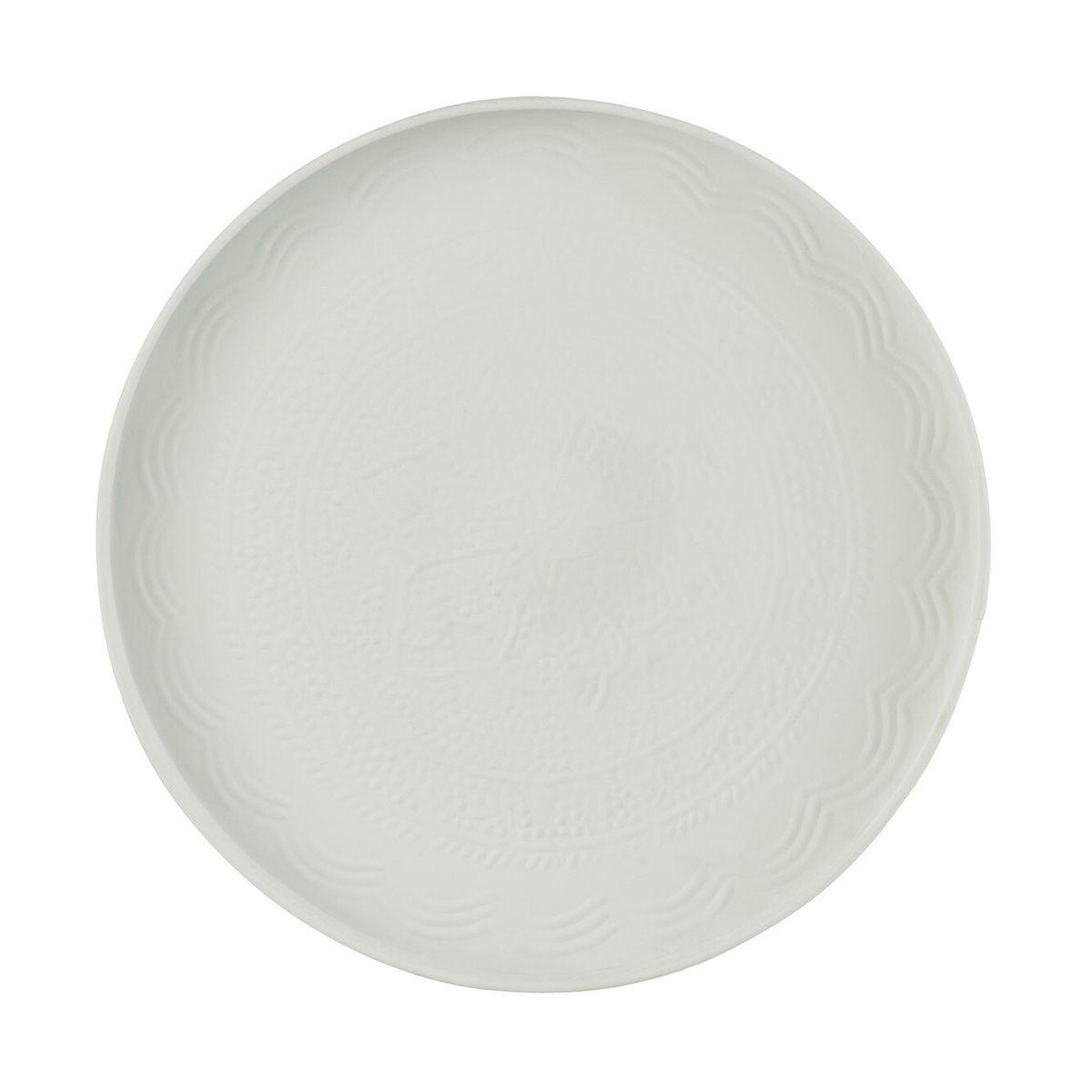 Voir la diapositive 2 : J-LINE Plateau de Service Déco  Sévilla  35cm Blanc