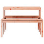 Voir la diapositive 4 : VIDAXL Table de pique-nique 110x134x75 cm bois massif de douglas