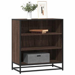 VIDAXL Buffet chene marron 68x35x76 cm bois d'ingenierie et metal