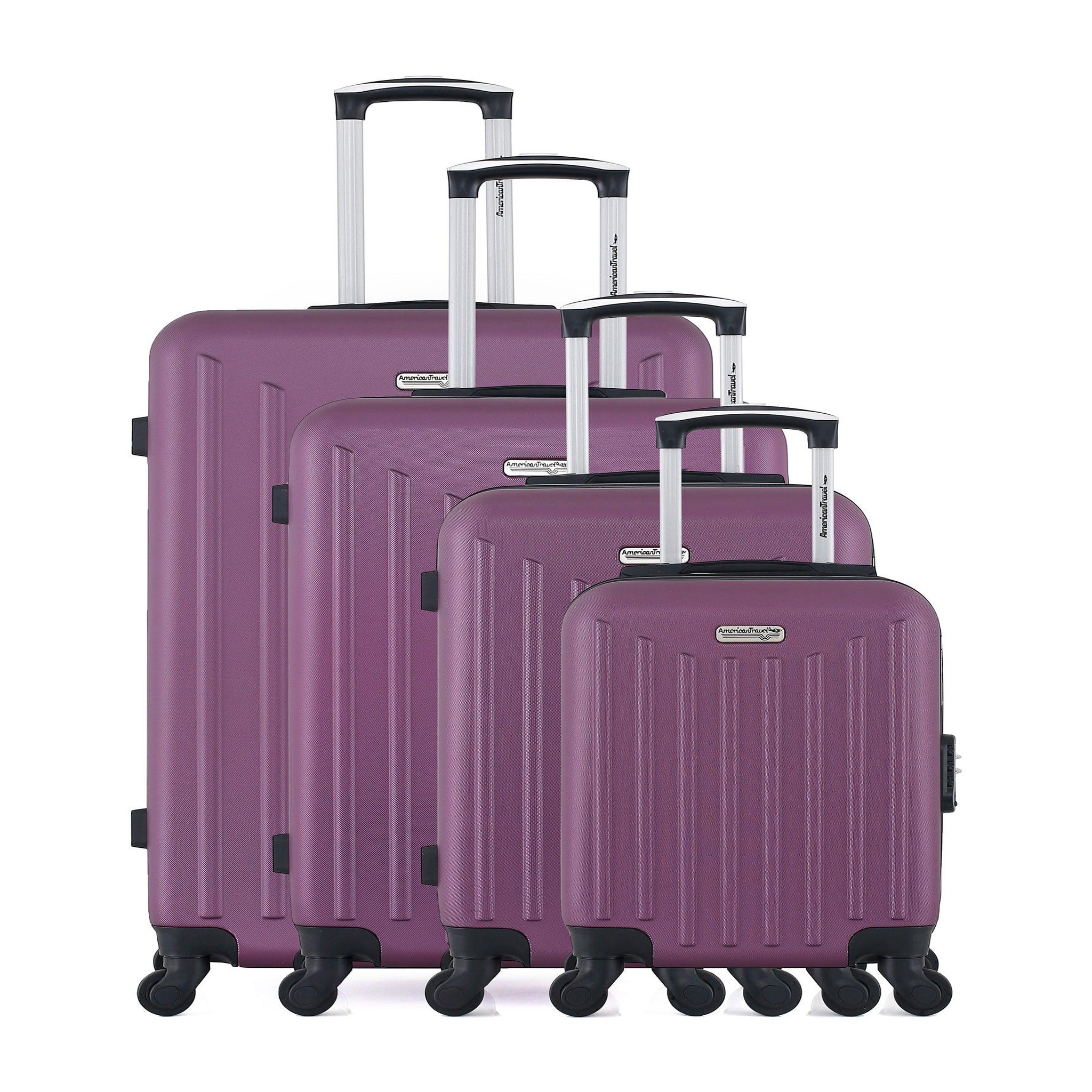 AMERICAN TRAVEL American travel - set de 4 valises brooklyn-m 75 cm 4 roues