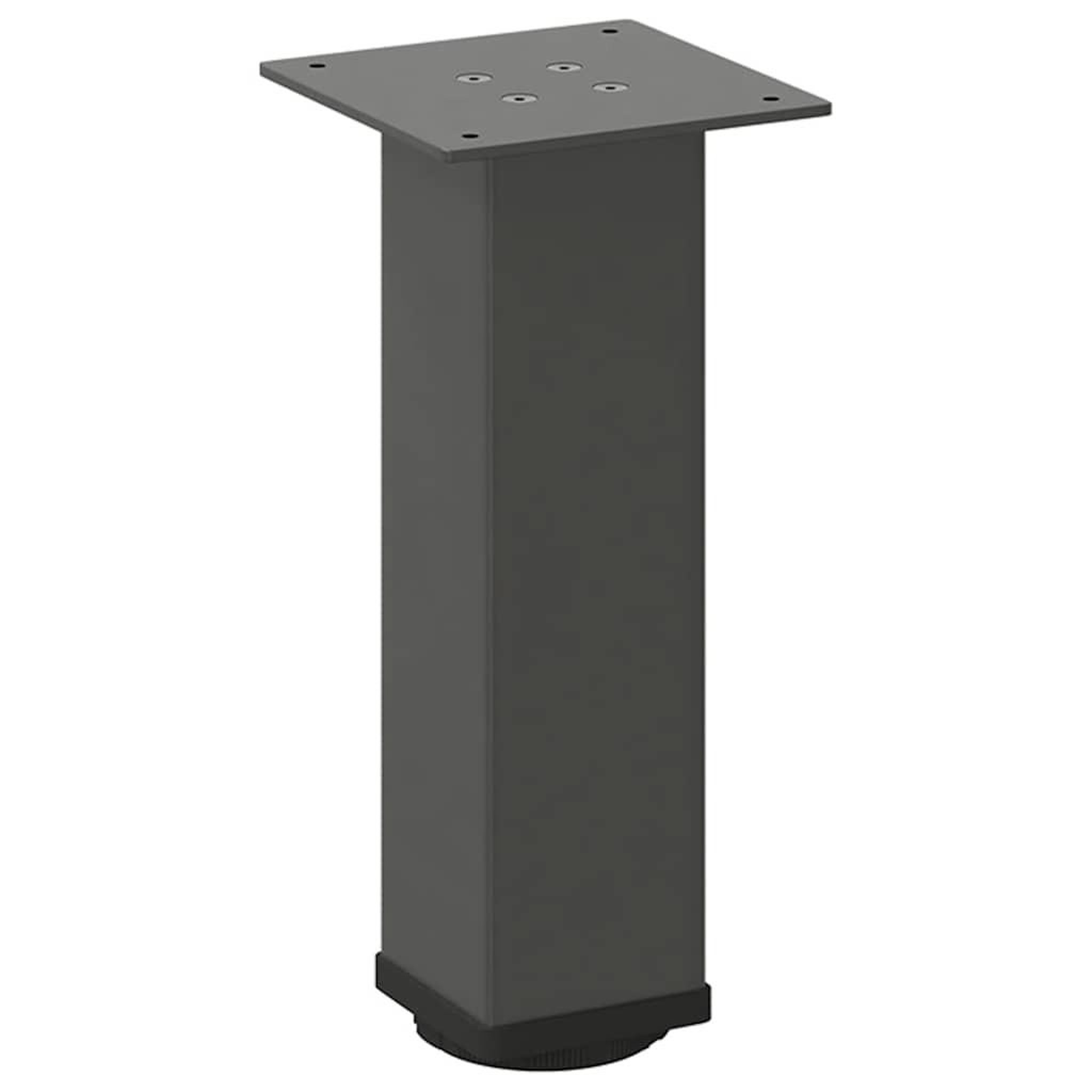 Voir la diapositive 4 : VIDAXL Pieds de table basse 4 pcs anthracite 30-32 cm acier