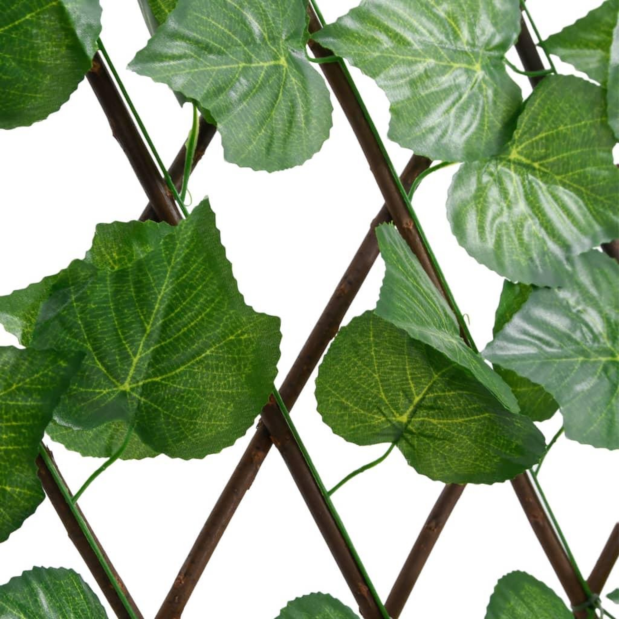 Voir la diapositive 5 : VIDAXL Treillis de feuille de vigne artificiel extensible5pcs 180x20cm