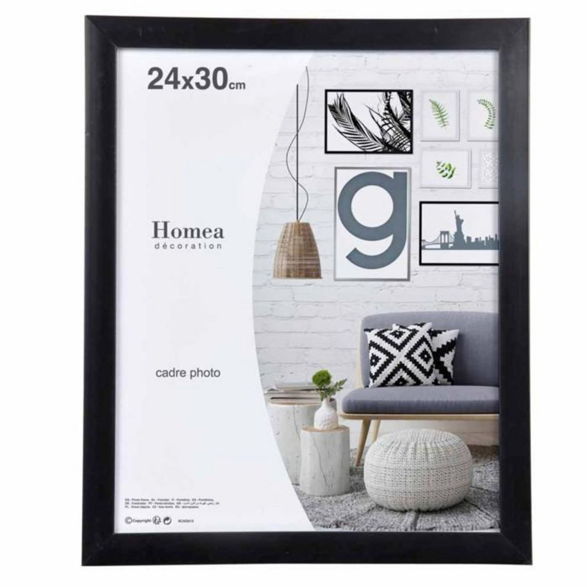 Paris Prix Cadre Photo Déco  Pep's  24x30cm Noir