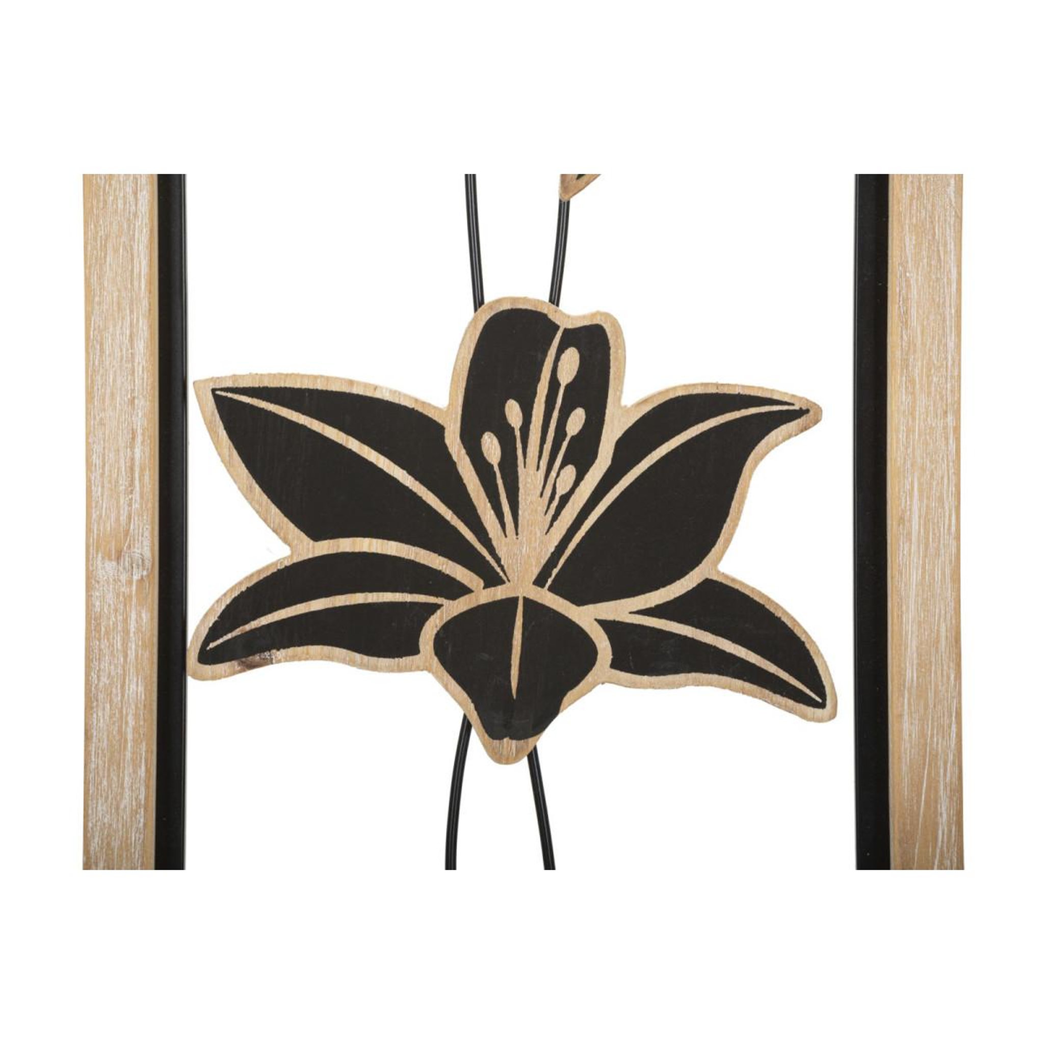 Voir la diapositive 2 : Paris Prix Décoration murale encadrée  komans  60cm naturel & noir