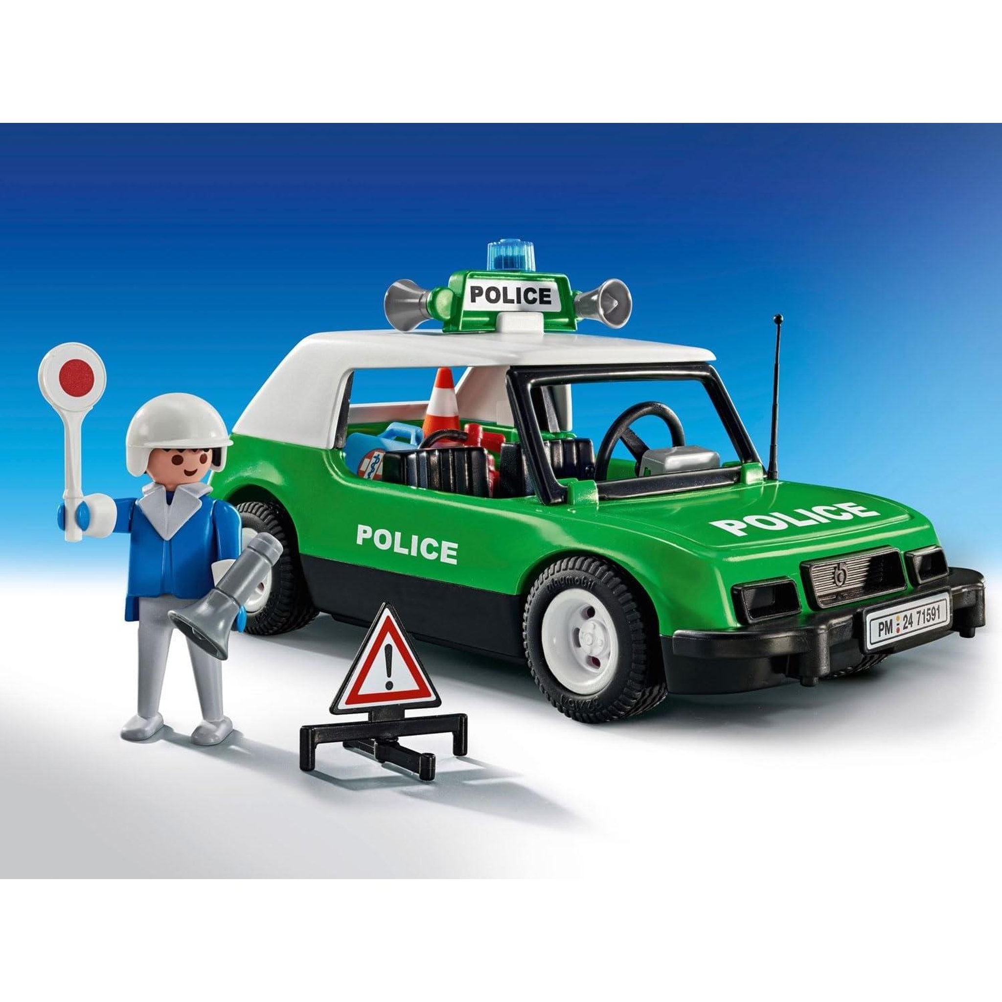 Voir la diapositive 3 : PLAYMOBIL Voiture de police collector