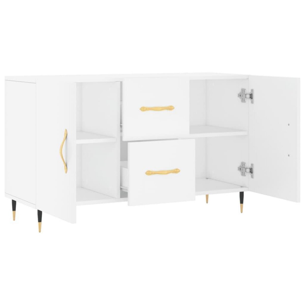 VIDAXL Buffet blanc 100x36x60 cm bois d'ingenierie