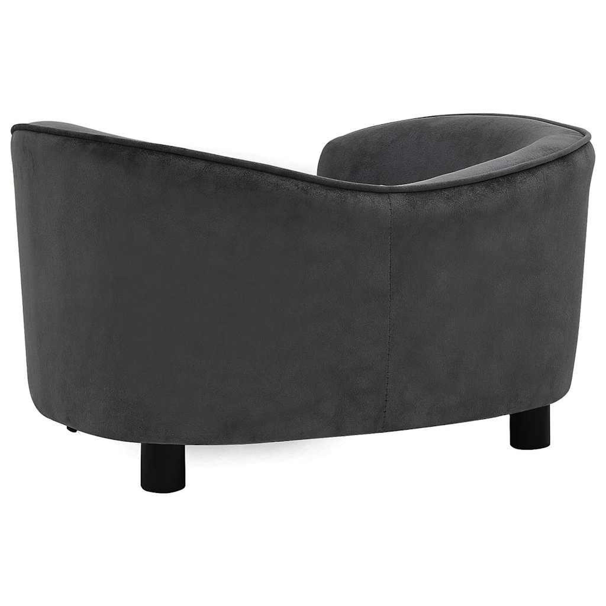 Voir la diapositive 6 : VIDAXL Canape pour chien Gris fonce 69x49x40 cm Peluche