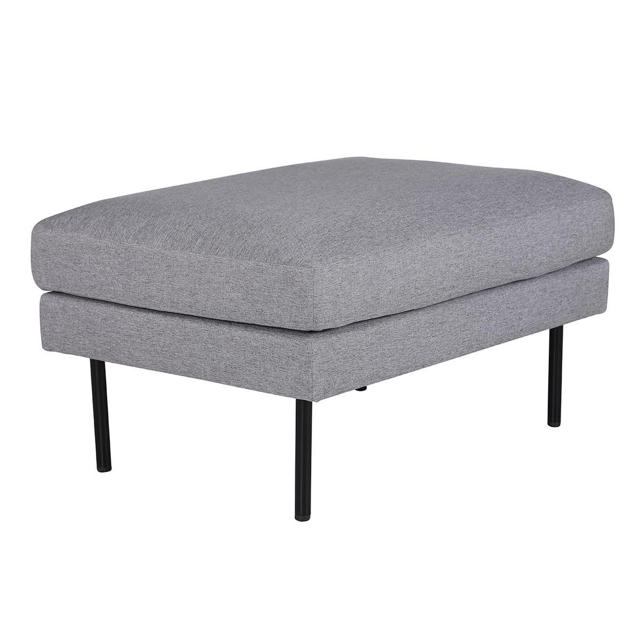 Paris Prix Pouf design en tissu  zoom  85cm gris