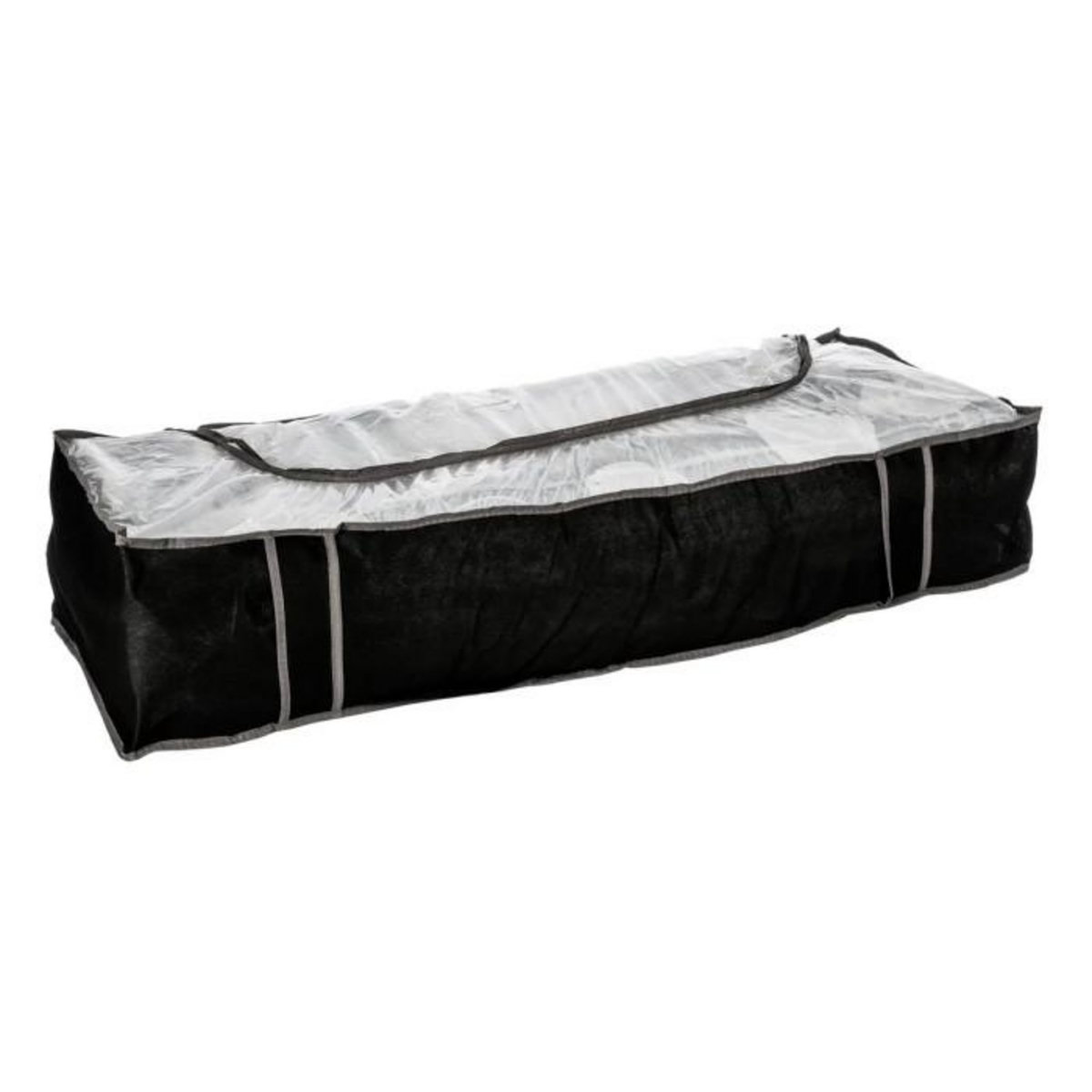 B BASIC & CO Housse de Rangement Lit Pliable  Order  100cm Noir