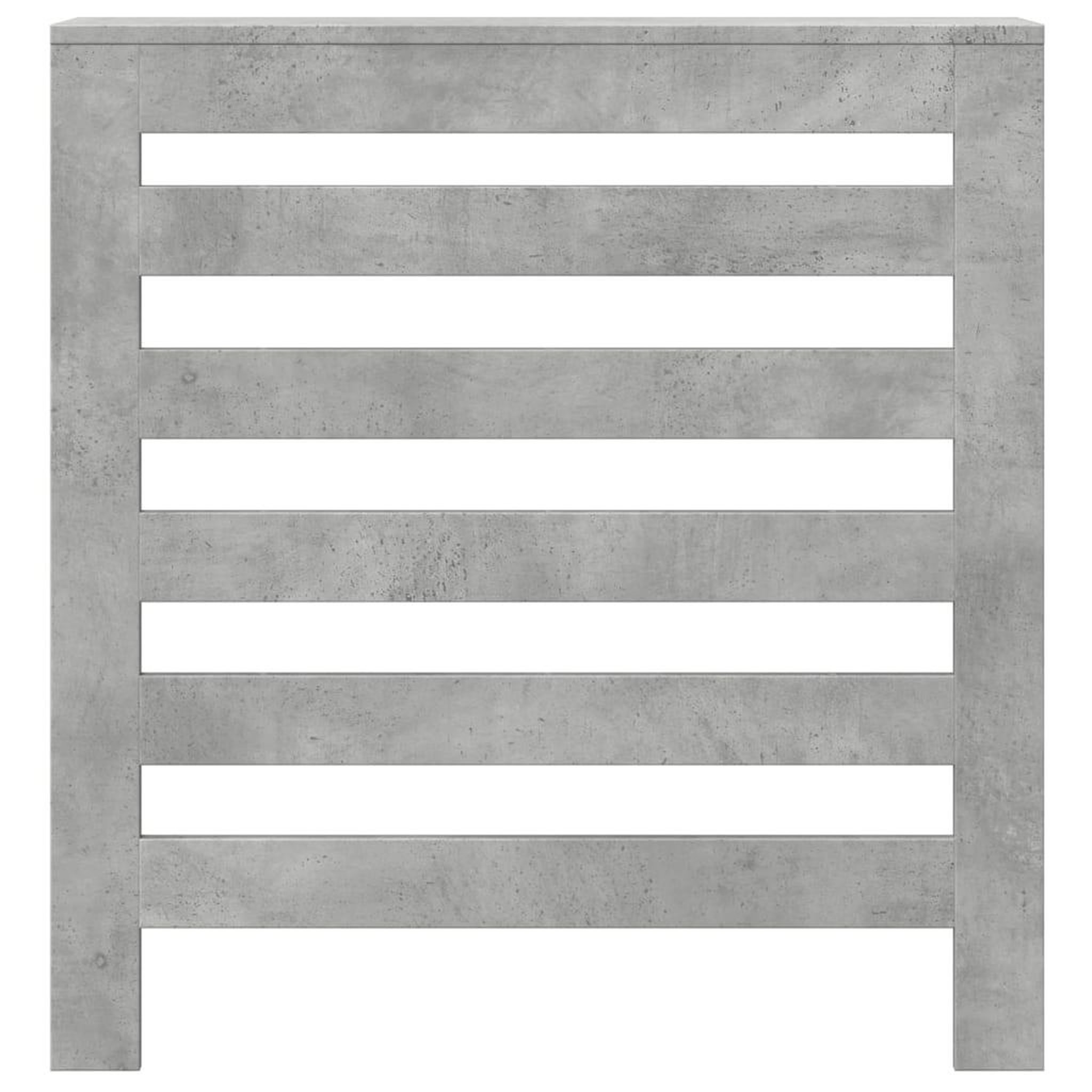 Voir la diapositive 3 : VIDAXL Cache-radiateur gris beton 78x20x82 cm bois d'ingenierie
