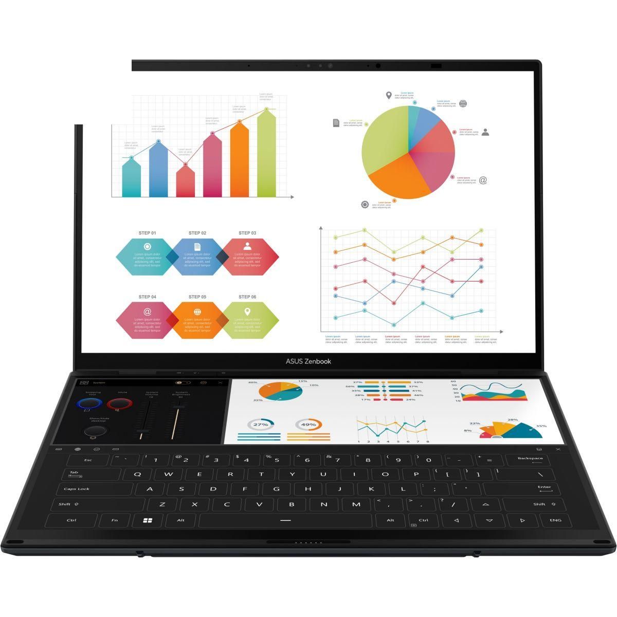 ASUS Ordinateur portable Zenbook Duo UX8406CA-DRQL191W
