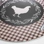 Voir la diapositive 2 : Paris Prix Set de Table Rond Imprimé  Galinot  36cm Multicolore