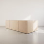 Voir la diapositive 5 : LISA DESIGN Alya - canapé modulable panoramique 7 places en simili