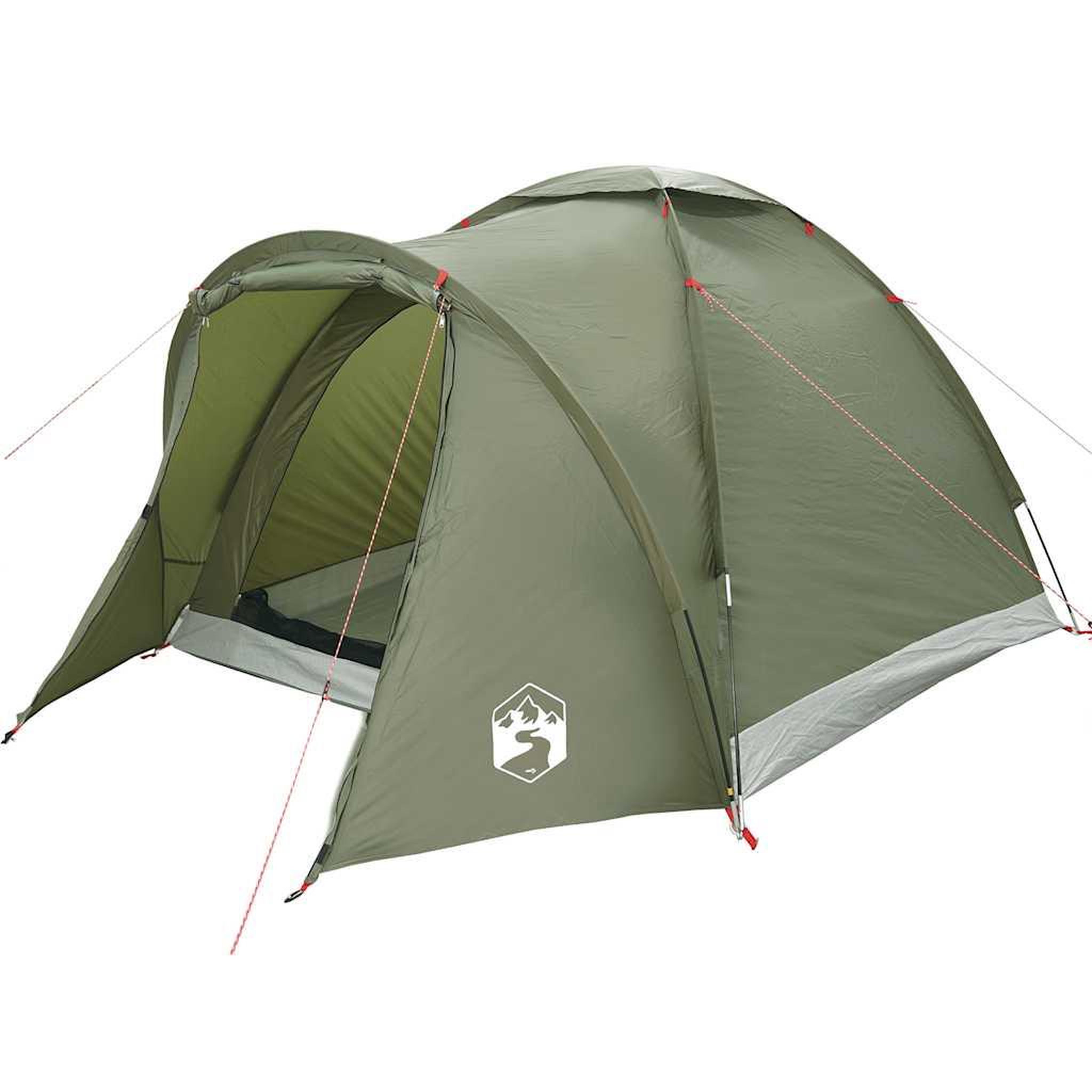 Voir la diapositive 4 : VIDAXL Tente de peche 2 personnes vert olive impermeable