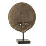 Voir la diapositive 1 : Paris Prix Statue Masque sur Pied  Julien  65cm Marron