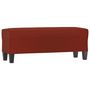 Voir la diapositive 2 : VIDAXL Banc Rouge bordeaux 100x35x41 cm Similicuir