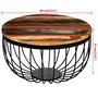 Voir la diapositive 6 : VIDAXL Table basse Bois de recuperation massif