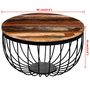 Voir la diapositive 6 : VIDAXL Table basse Bois de recuperation massif