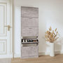 Voir la diapositive 1 : VIDAXL Armoire a chaussures Gris beton 59x17x169 cm Bois d'ingenierie
