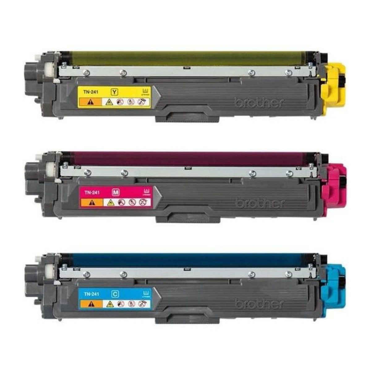 Brother Pack Toners TN241CMY-BROTHER-Cyan, Magenta, Jaune-3x1400 p.-DCP-9015, DCP-9020, HL-3140, HL-3150, HL-3170, MFC-9140, MFC-9330 et
