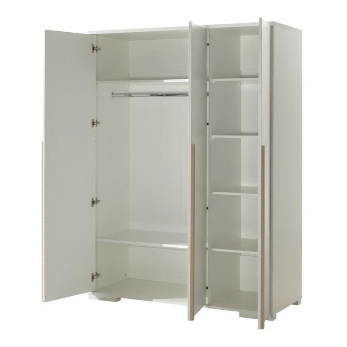 Paris Prix Armoire 3 Portes  London  195cm Blanc