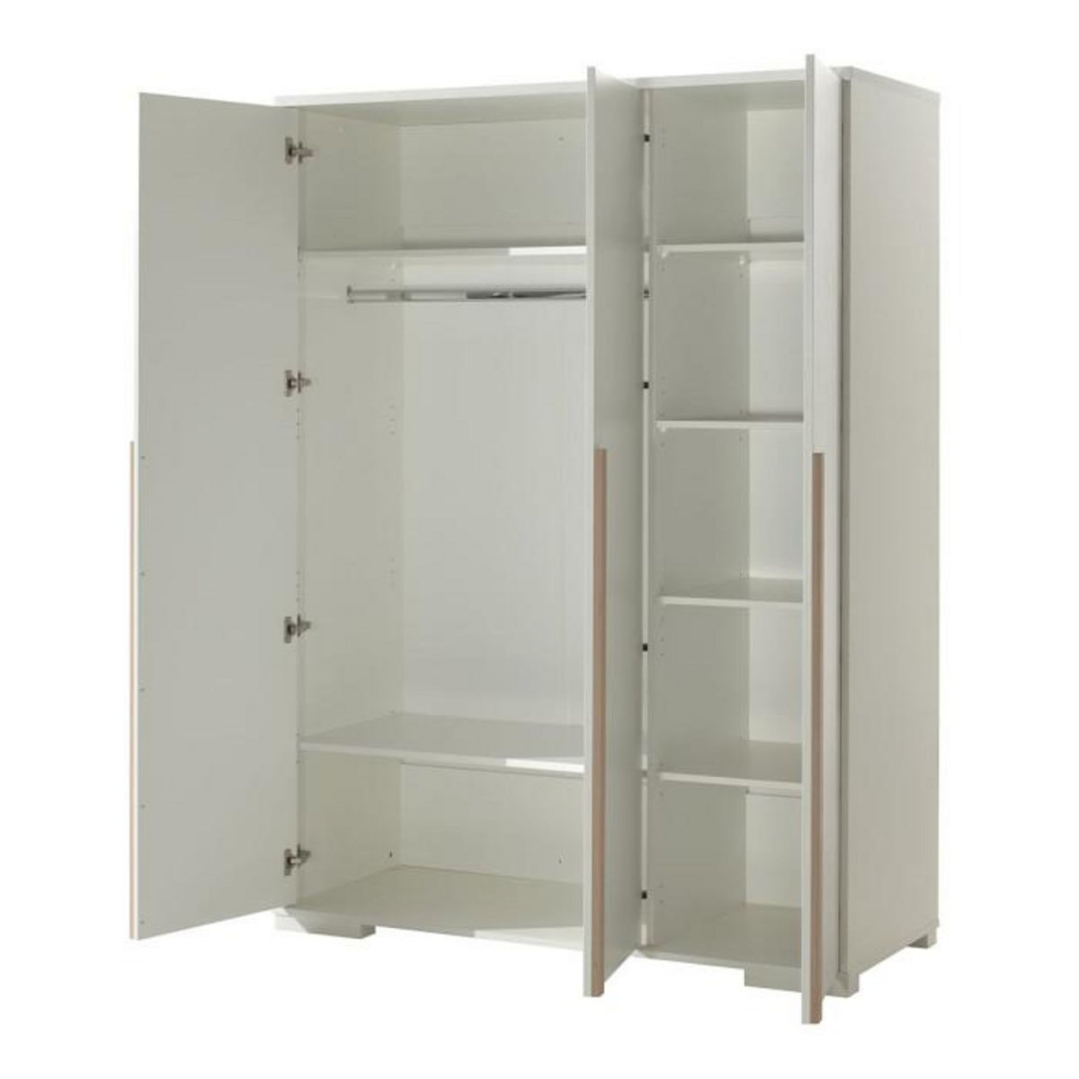 Paris Prix Armoire 3 Portes  London  195cm Blanc