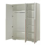 Voir la diapositive 2 : Paris Prix Armoire 3 Portes  London  195cm Blanc