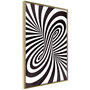 Voir la diapositive 1 : Paris Prix Affiche Murale Encadrée  Black and White Swirl