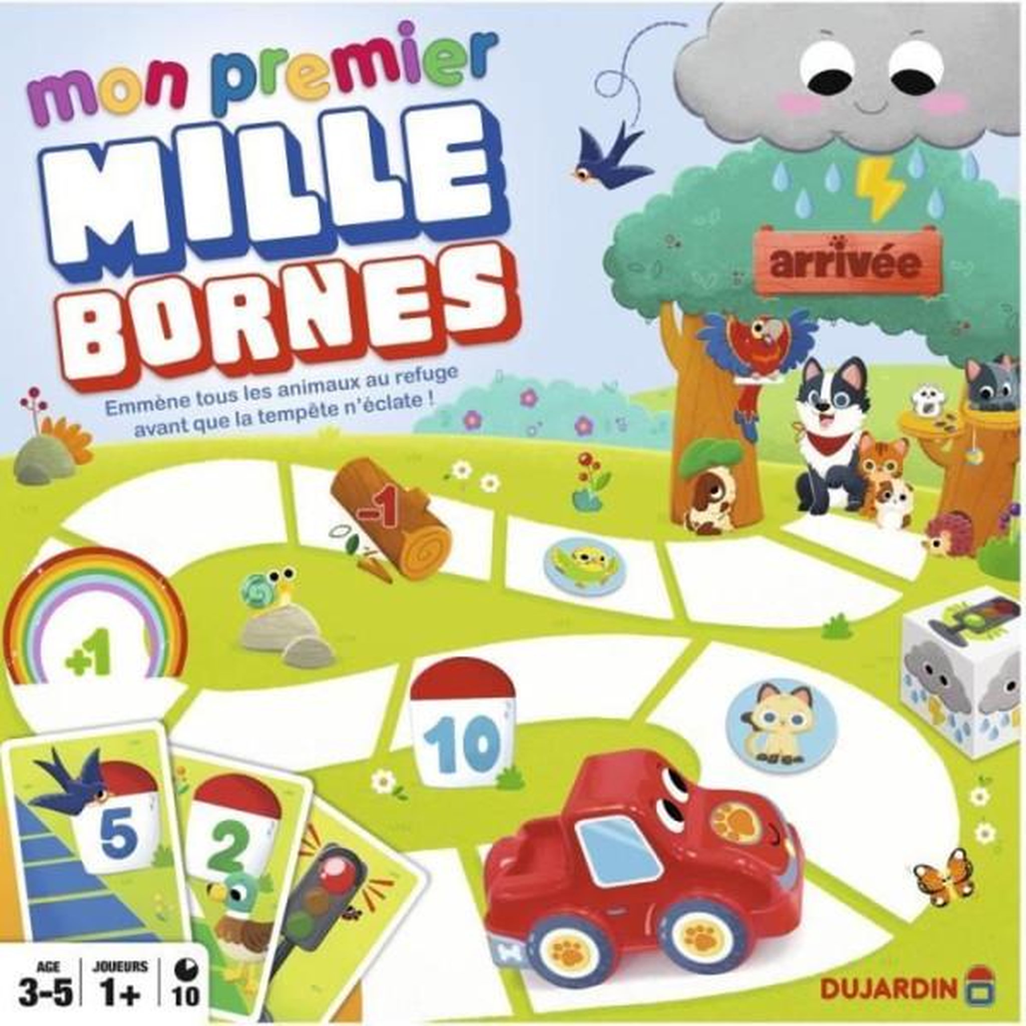 Voir la diapositive 3 : Dujardin Jeu classique Dujardin Mon premier Mille Bornes