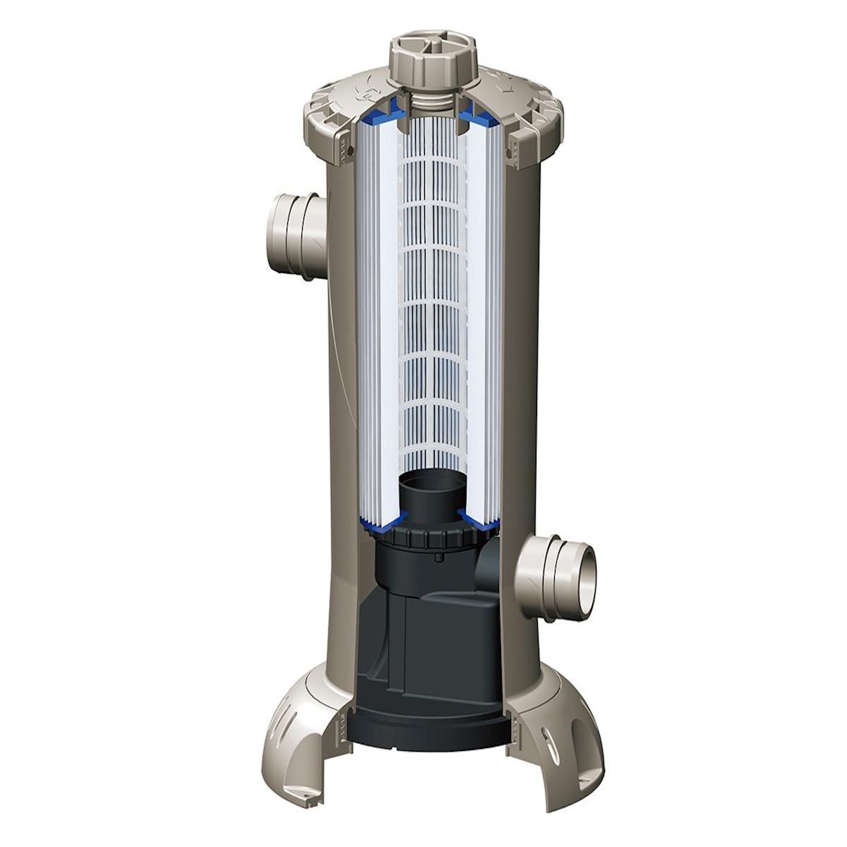 SUMMER WAVES Piscine tubulaire Active Frame Pool ronde effet rotin 4,57 x 1,06 m - Summer Waves