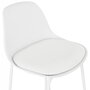 Voir la diapositive 6 : Paris Prix Tabouret de Bar Industriel  Sidon  87cm Blanc