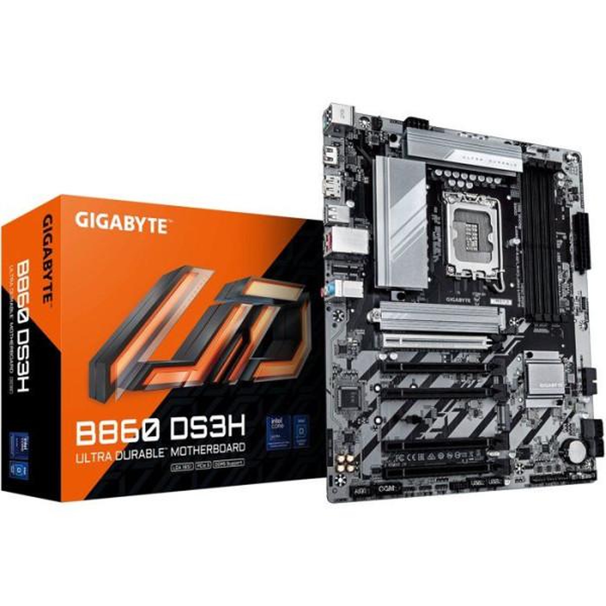 Gigabyte Carte mere - GIGABYTE - B860 DS3H - Format ATX - Chipset Intel B860 - DDR5