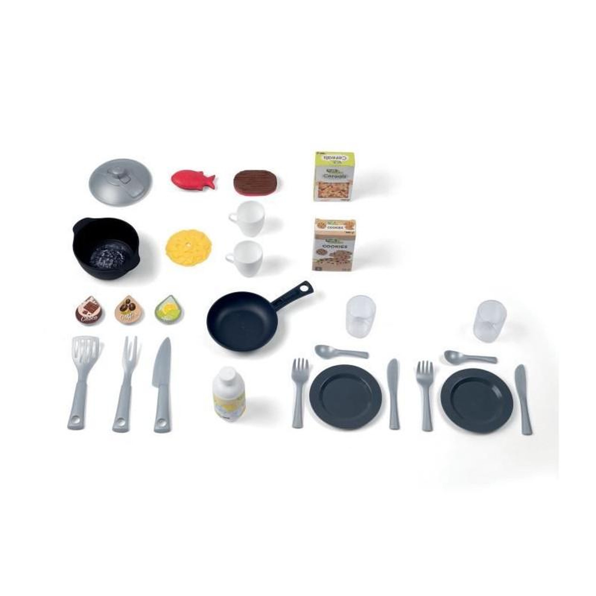 Voir la diapositive 5 : SMOBY Cuisine Tefal Studio pour enfants - Smoby - 27 accessoires inclus