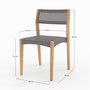 Voir la diapositive 4 : Rendez vous déco Lot de 2 chaises de jardin en bois de teck recyclé et tissage en corde-Nusa