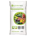 GARDENSTAR Terreau universel sans tourbe - 40L