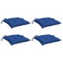 Voir la diapositive 3 : VIDAXL Coussins de palette lot de 4 bleu 50x50x7 cm tissu oxford