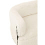 Voir la diapositive 6 : Paris Prix Canapé 2 Places Imitation Fourrure  Bun  133cm Blanc