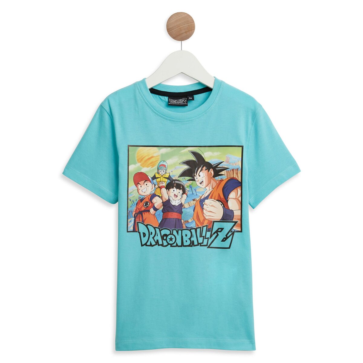 INEXTENSO T shirt manches longues bleu gar on en coton DRAGON BALL