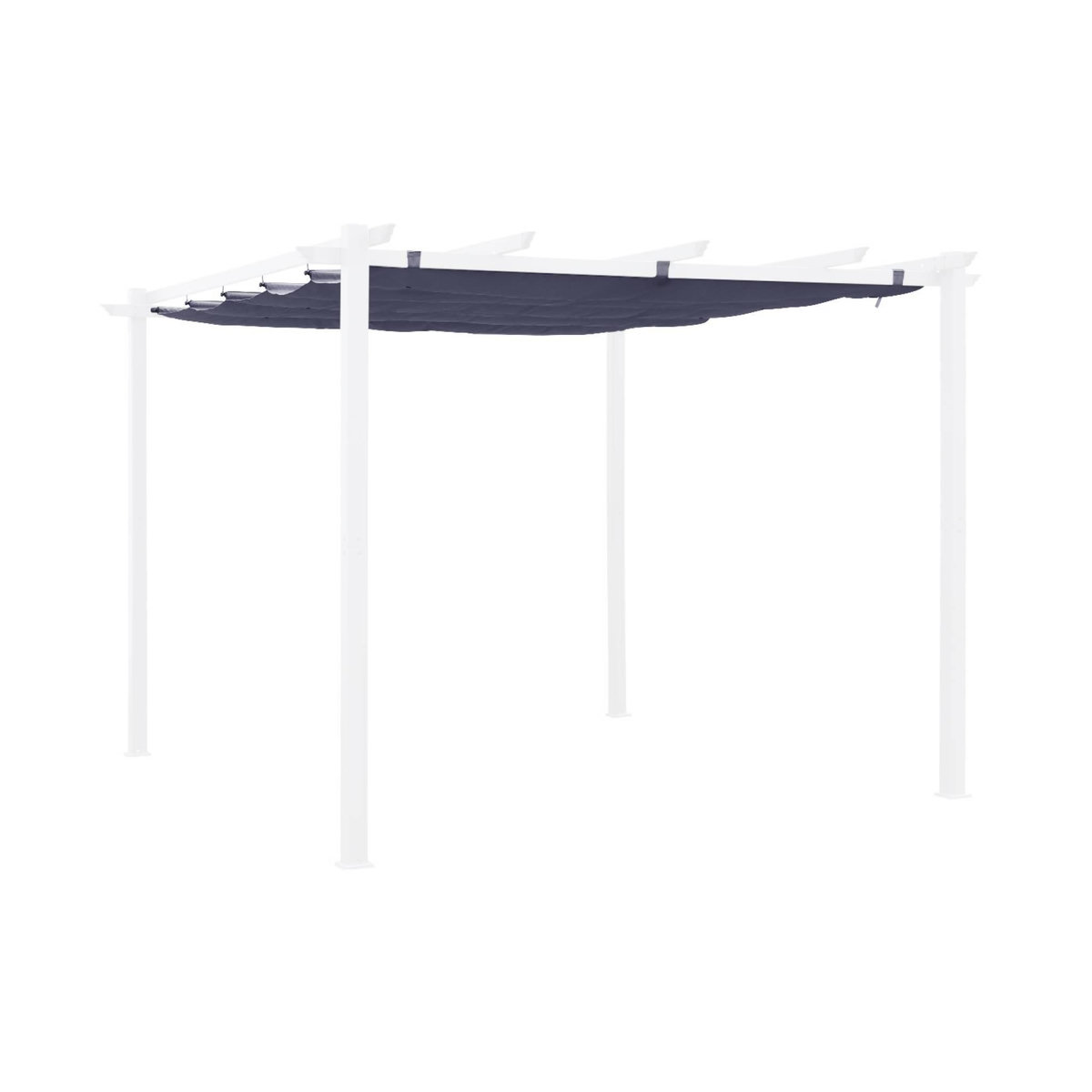 SWEEEK Toile de toit pour tonnelle 3x3m Isla - toile de rechange pergola, toile de remplacement