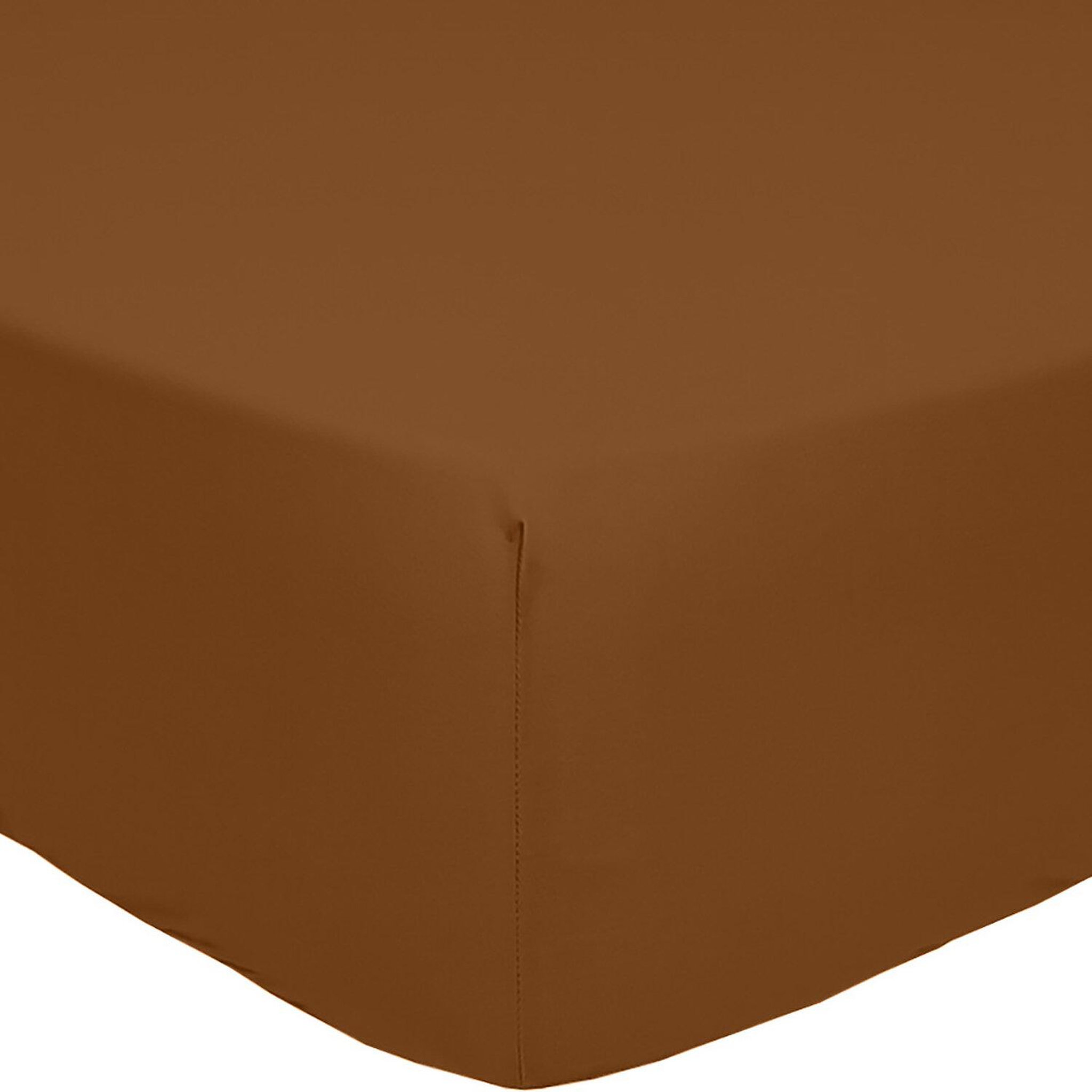 Voir la diapositive 1 : Home collection Drap housse, bonnet 30cm 100% percale de coton 80fils