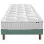 Voir la diapositive 1 : IDLITERIE Ensemble literie : matelas à ressorts ODYSSEE et mémoire de forme avec sommier - Qualité française