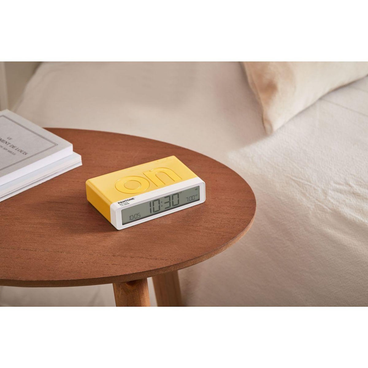 LEXON Réveil x Pantone Flip Classic Mimosa