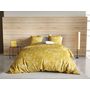Voir la diapositive 1 : Les Ateliers du Linge Parure housse de couette 100% coton bio 57fils-victoria ocre