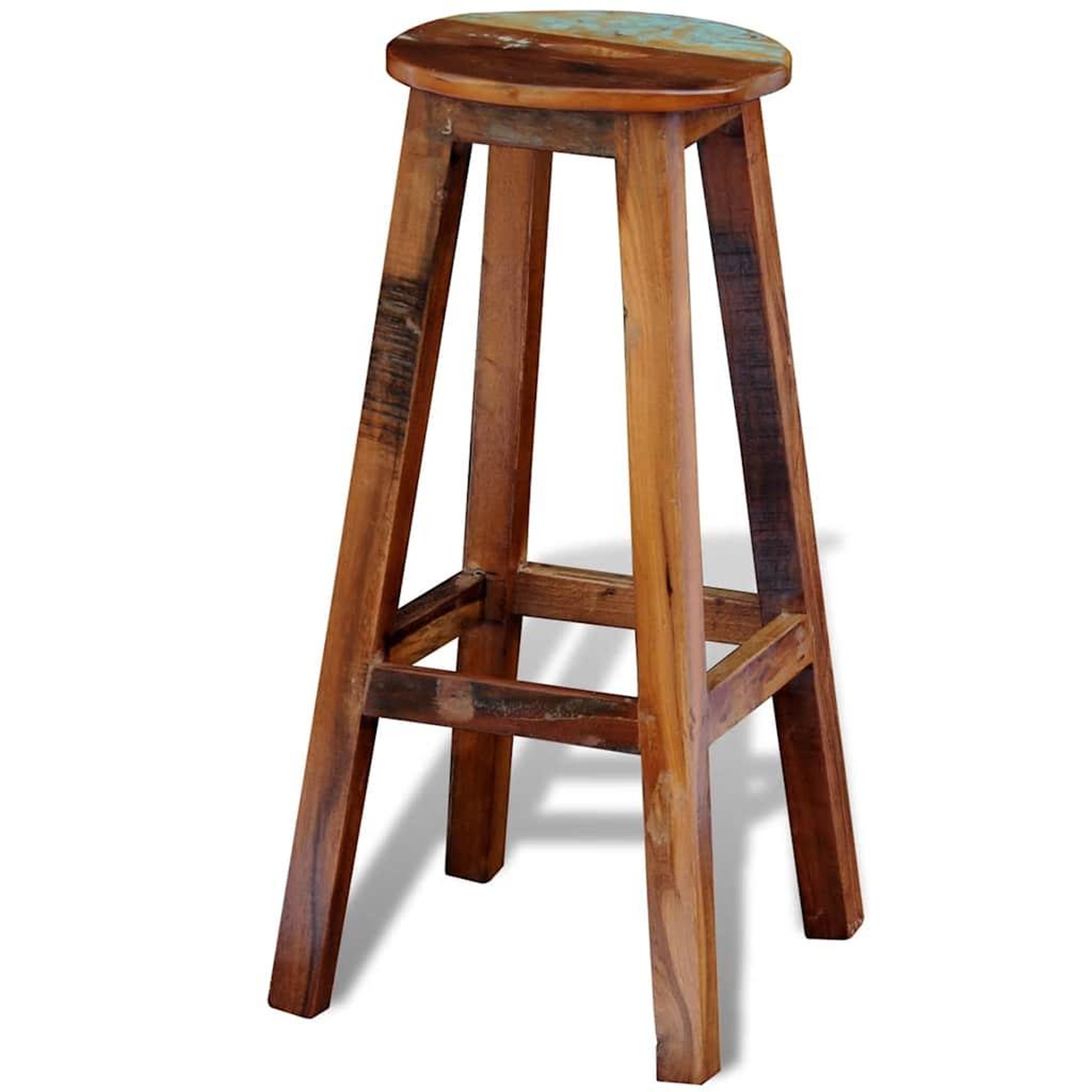 Voir la diapositive 5 : VIDAXL Tabouret de bar Bois de recuperation massif