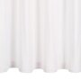VIDAXL Rideaux avec anneaux en metal 2 pcs Coton 140x175 cm Blanc